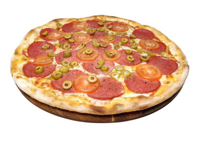 Піца салямі